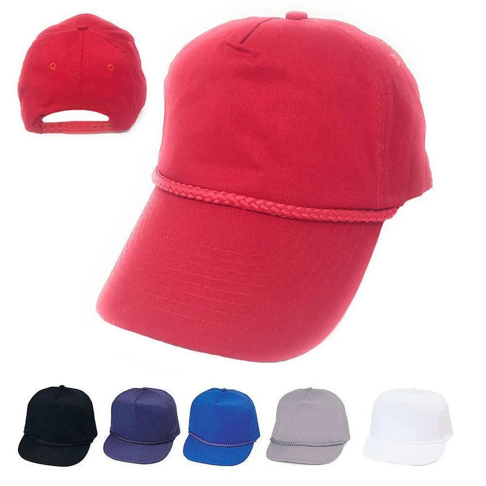 1 Dozen Boys Girls Kids Youth Size Cotton 5 Panel Baseball Hats Caps Wholesale Bulk