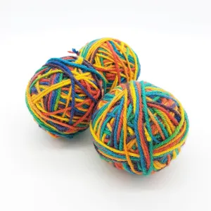 100g Rainbow Thread Ball - 100% Wool