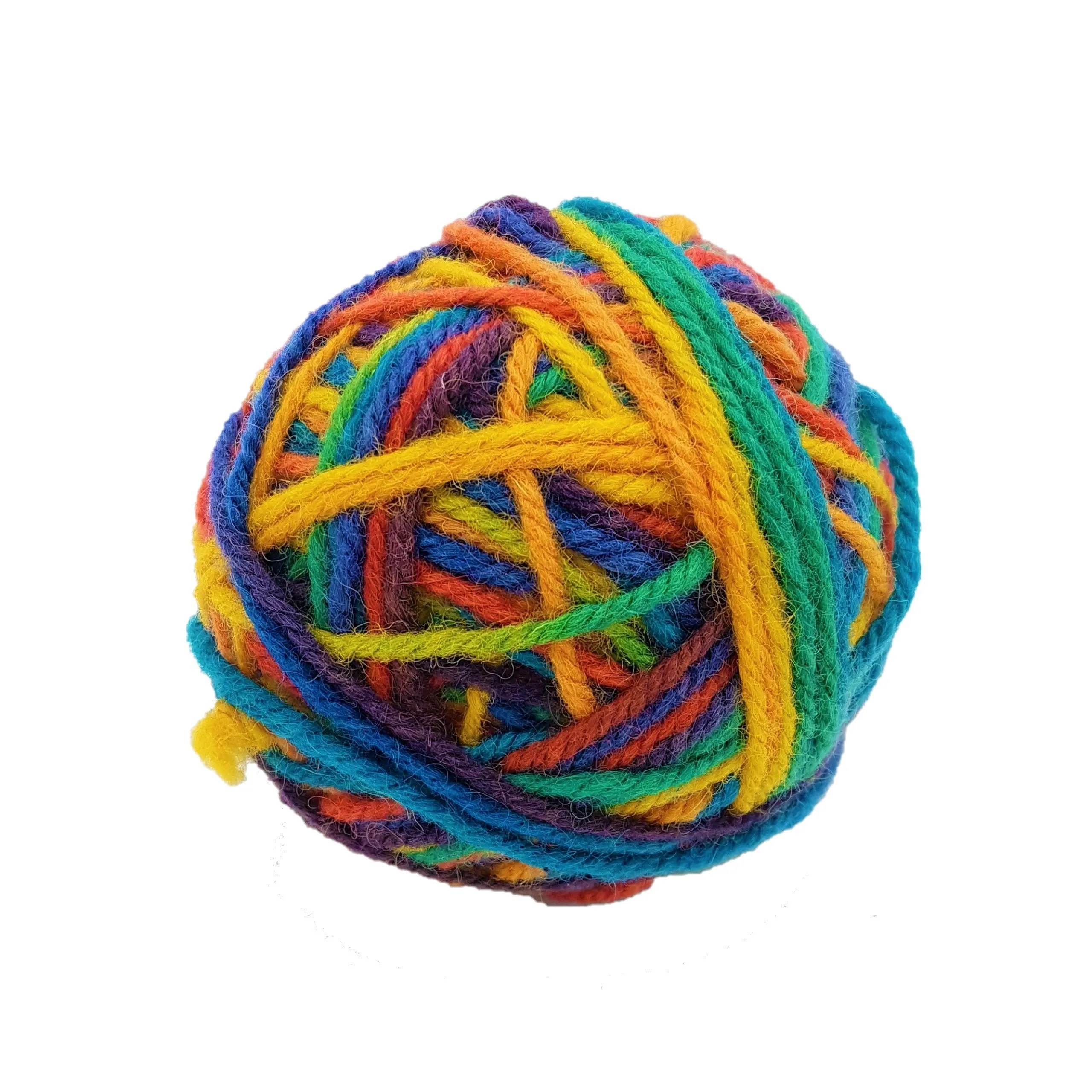 100g Rainbow Thread Ball - 100% Wool