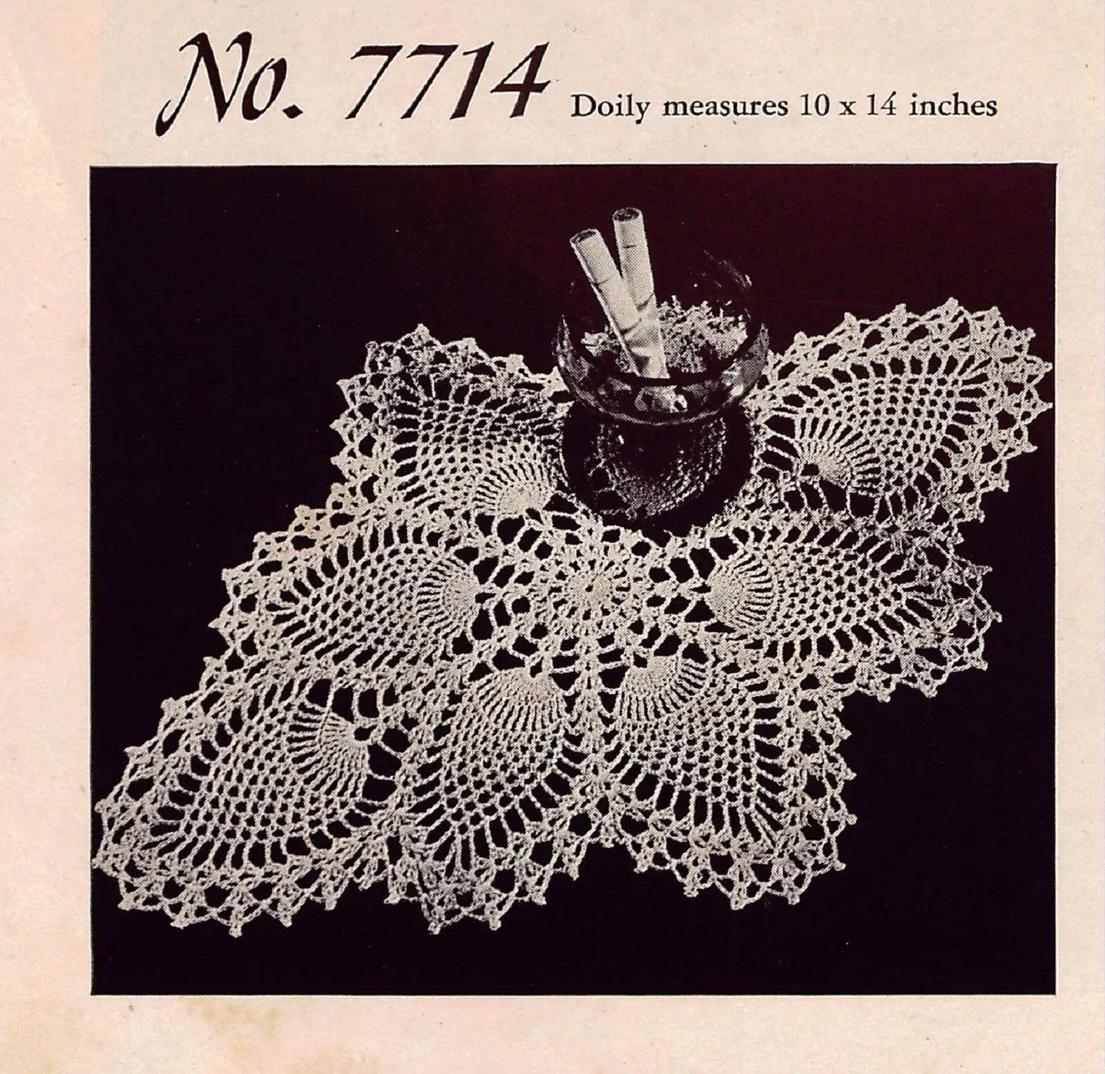 1940s CHARMING Vintage Crochet Booklet Coats Clark No. 217 Old New Favorites Doilies Crochet Patterns Doilies,Place Mats etc