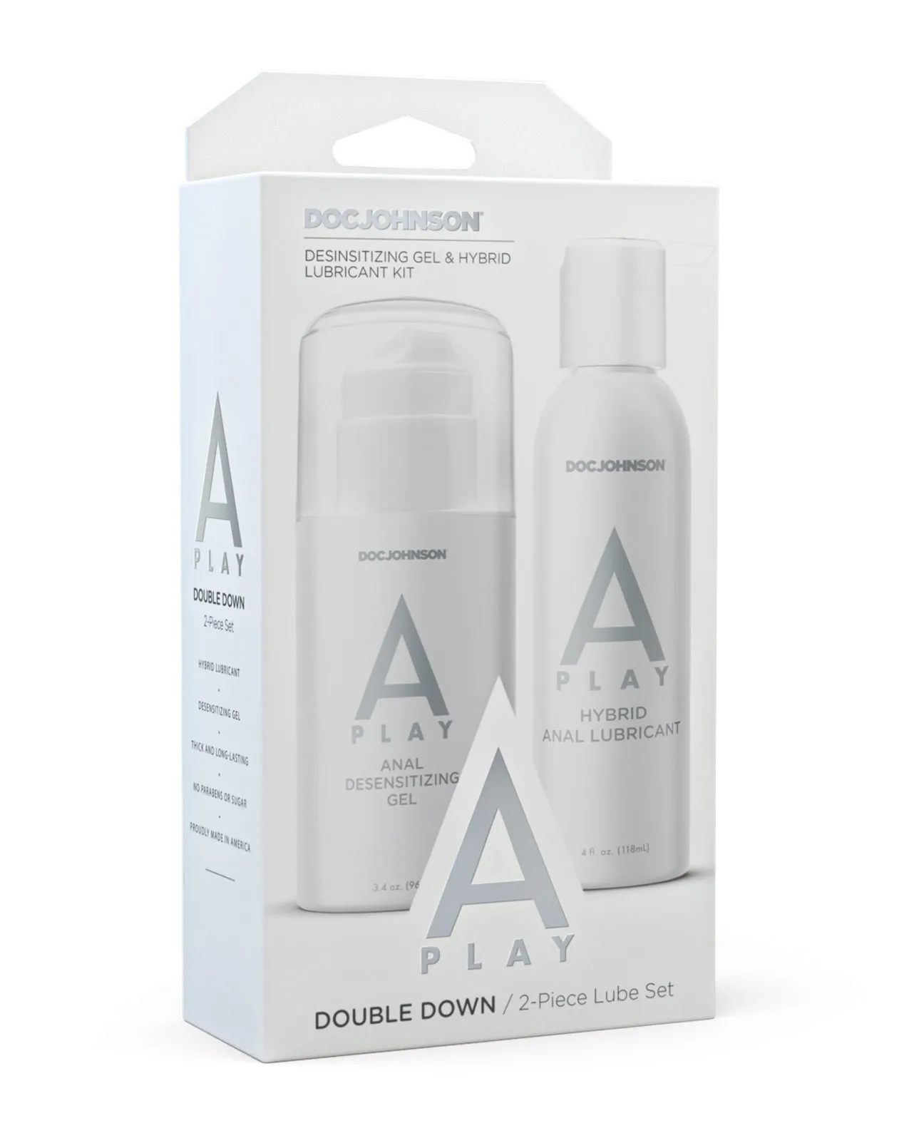 A Play Double Down Hybrid Lubricant - 2 Piece Set