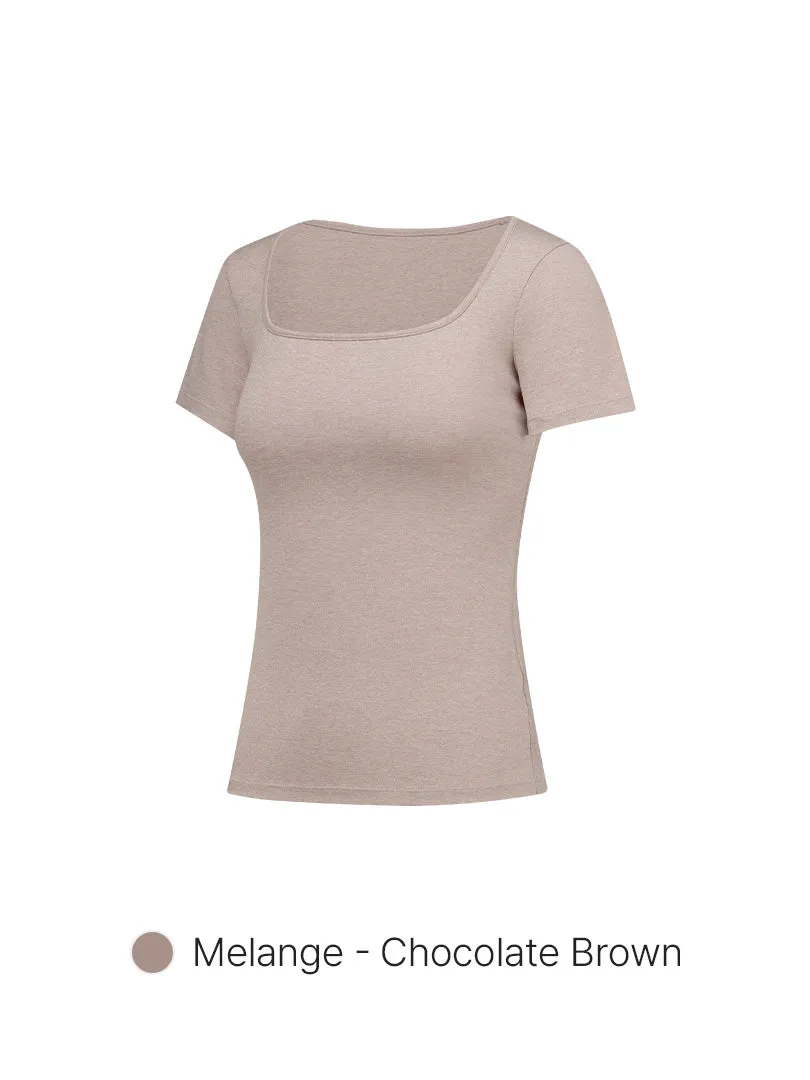 Airtouch Square Neck Short Sleeve