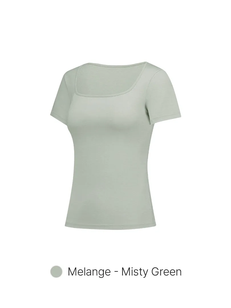 Airtouch Square Neck Short Sleeve