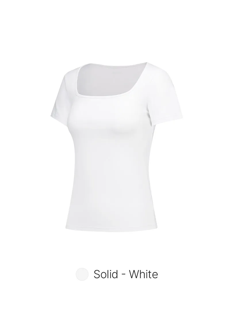 Airtouch Square Neck Short Sleeve