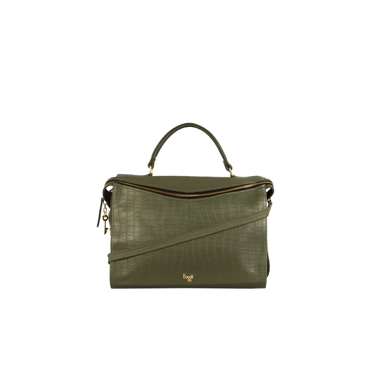 Baggit Women's Duffel Handbag - Large (Green)