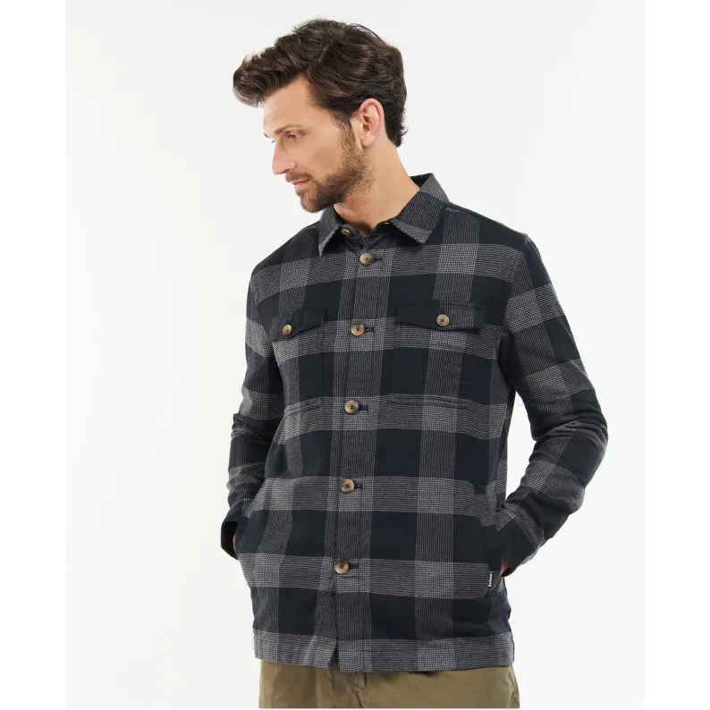 Barbour Potter Overshirt Black MOS0260BK11