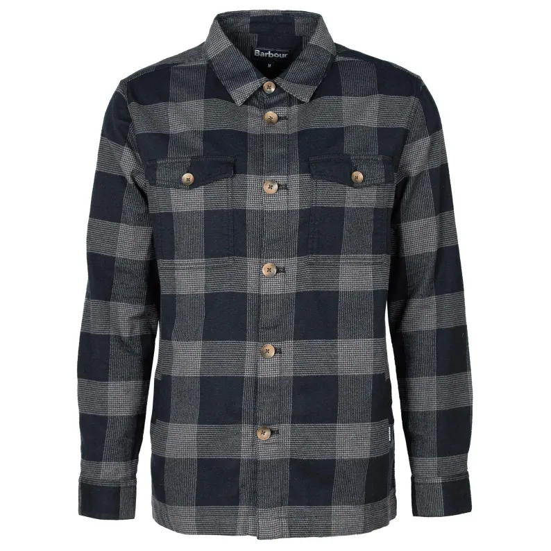 Barbour Potter Overshirt Black MOS0260BK11