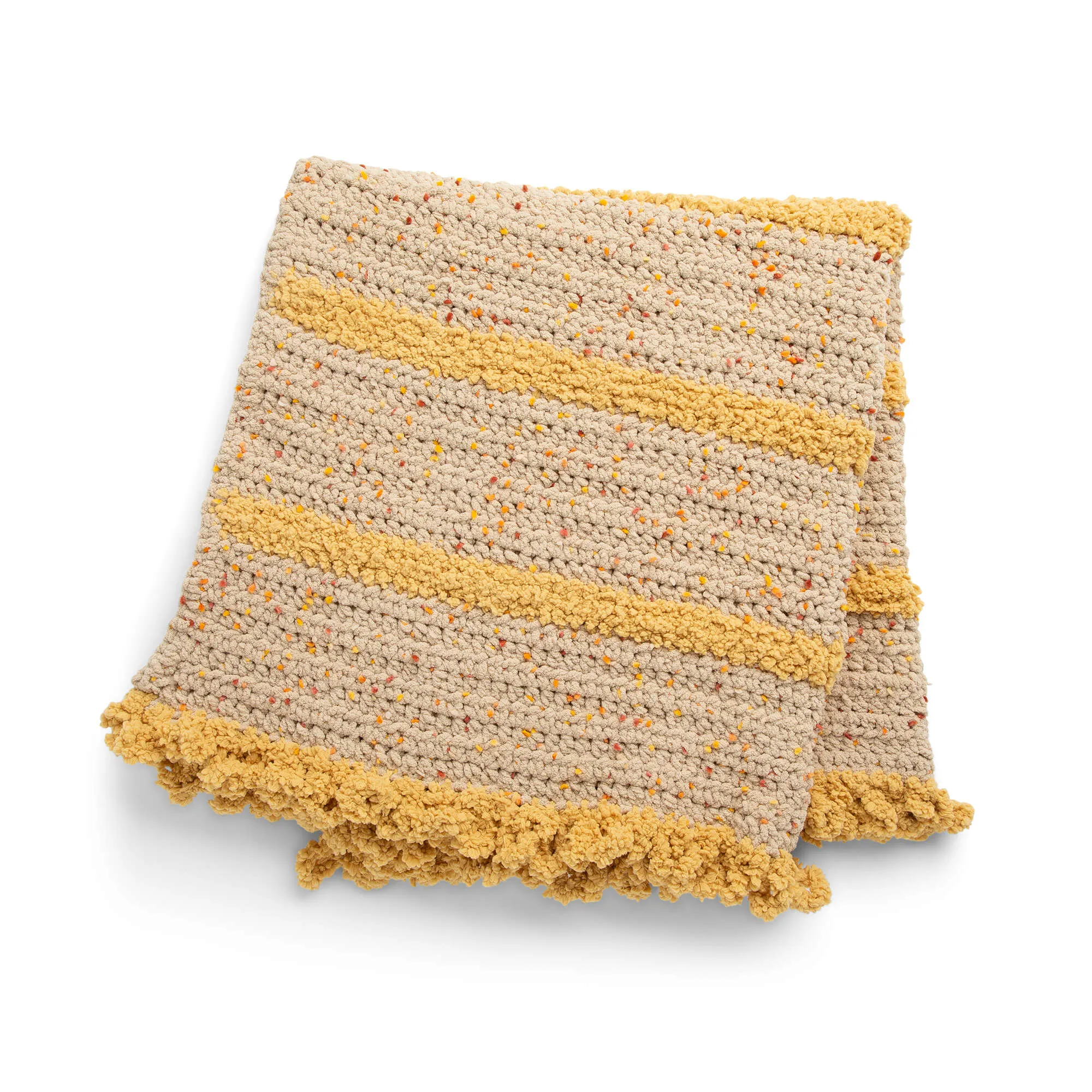 Bernat Crochet Simple Textural Relief Blanket