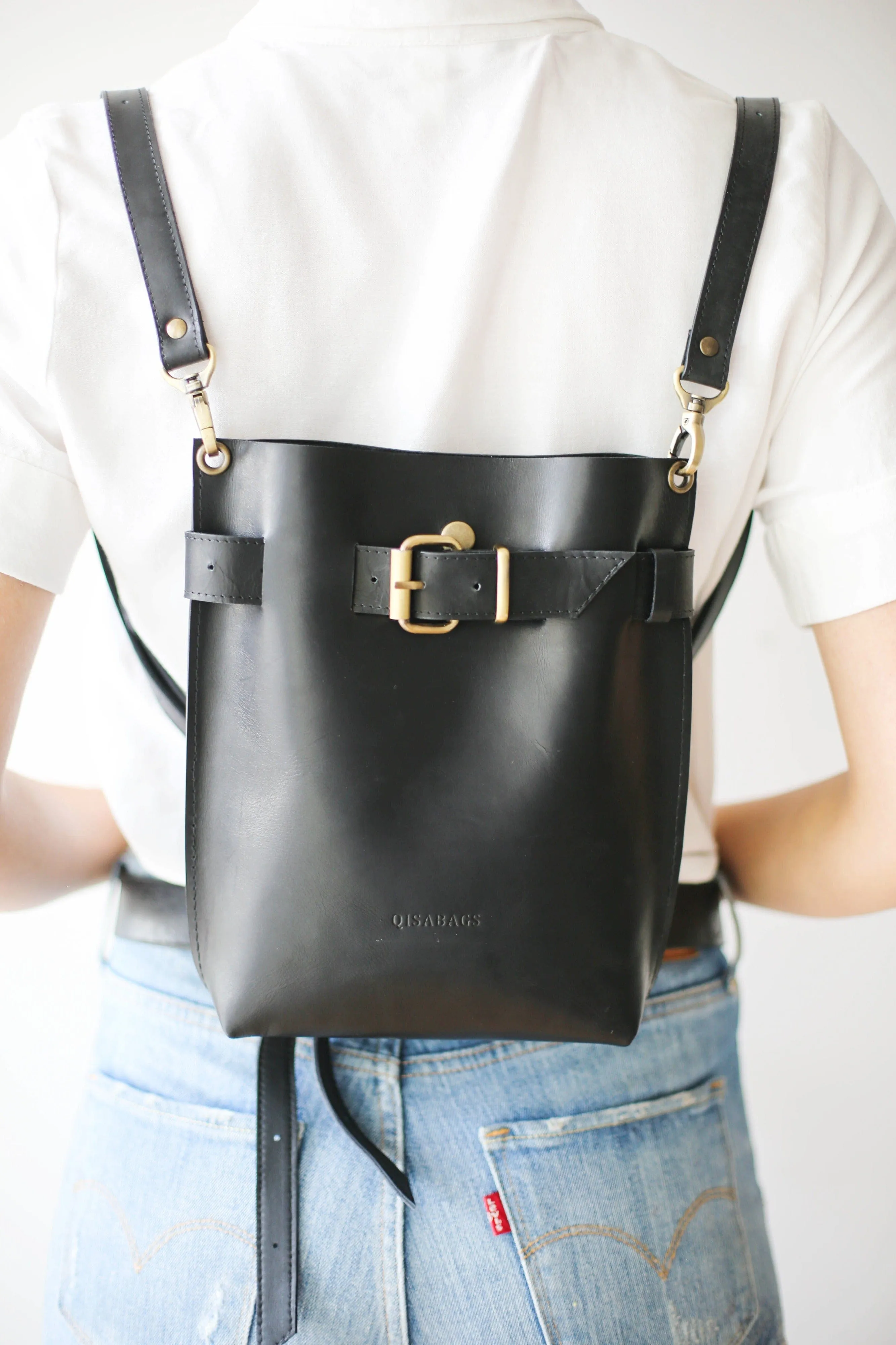 Black Leather Bag