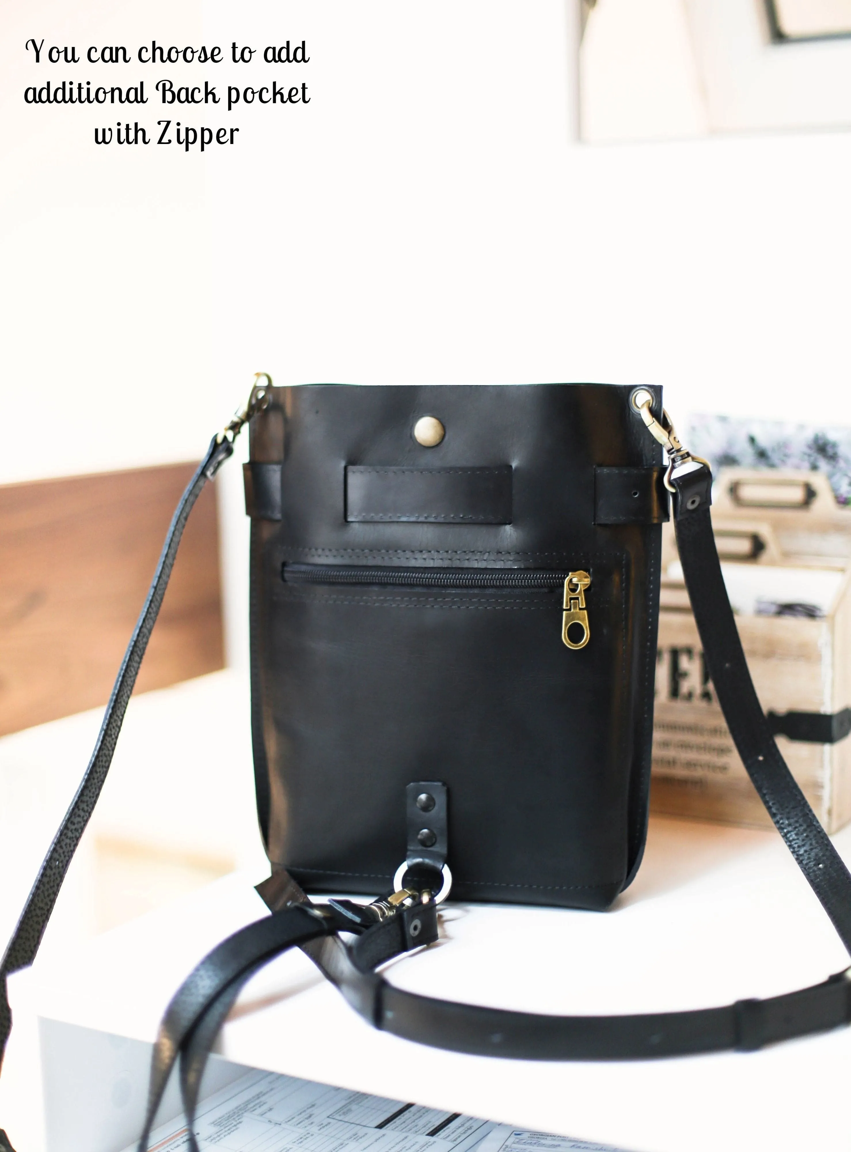 Black Leather Bag