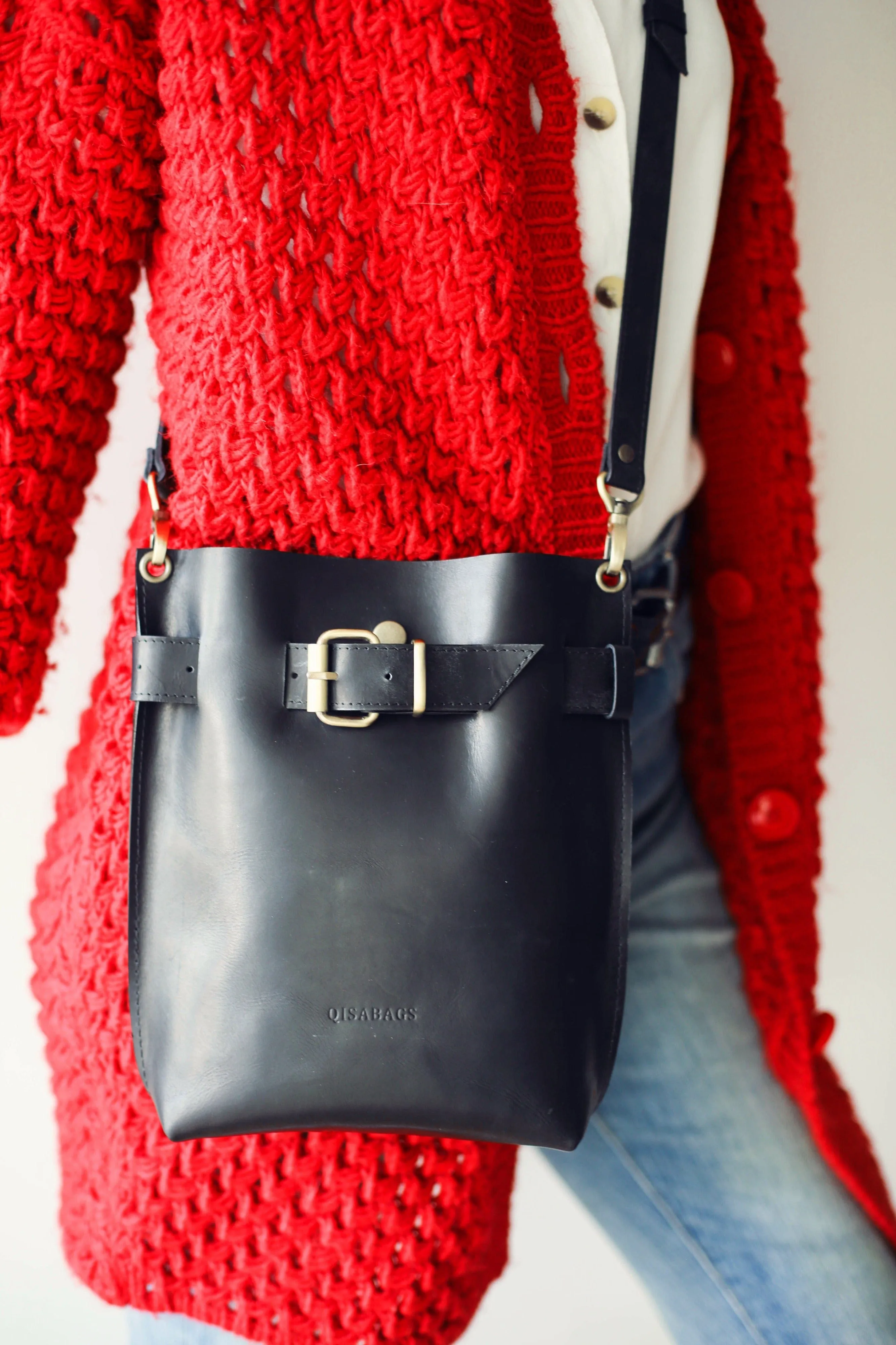 Black Leather Bag