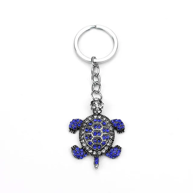 Blue Evil Eye Owl Lucky Charm Protection Tassel Hanger Crystals Car Feng Shui Keychain