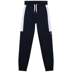 Boys Navy & White Joggers