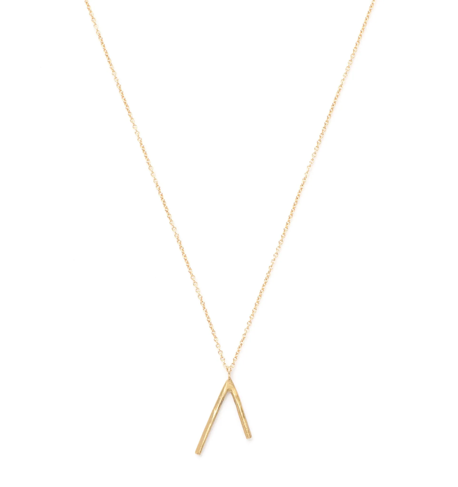 Brass Dart Necklace