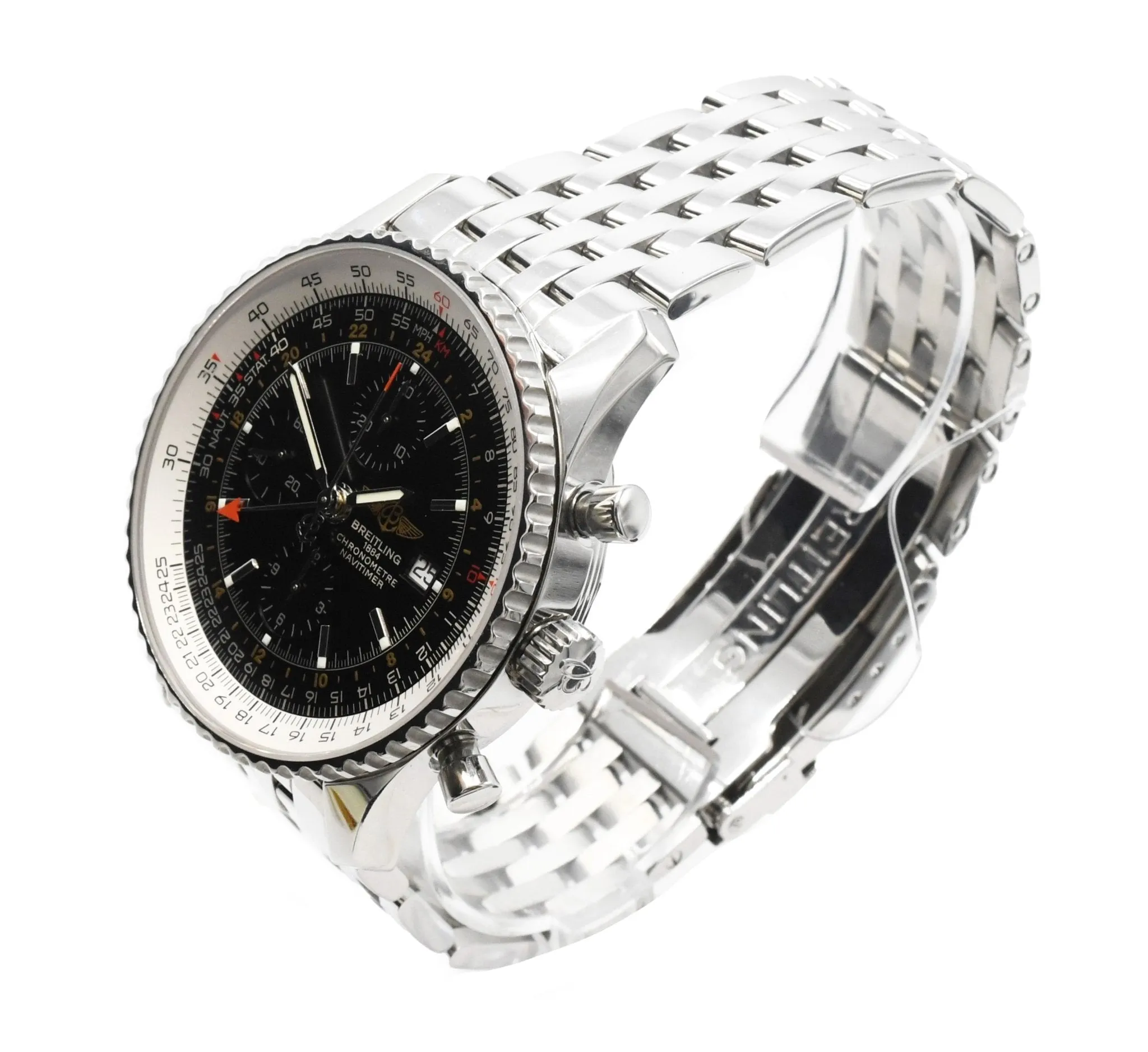 Breitling Navitimer 46mm Steel Watch - Ref A24322