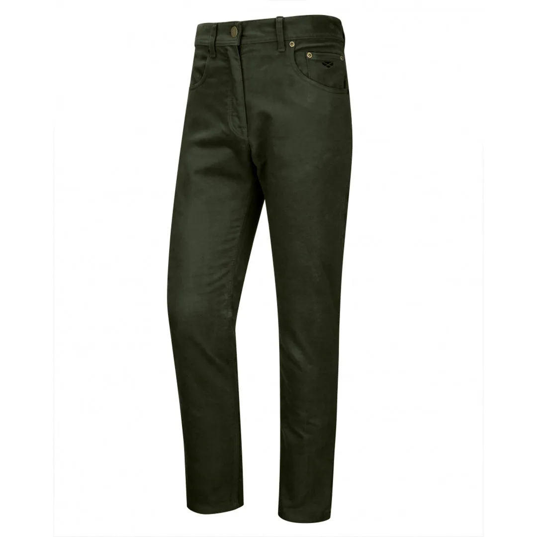 Carrick Stretch Technical Moleskin Jeans - Olive by Hoggs of Fife