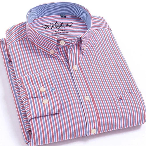 Casual Oxford Shirt Single Patch