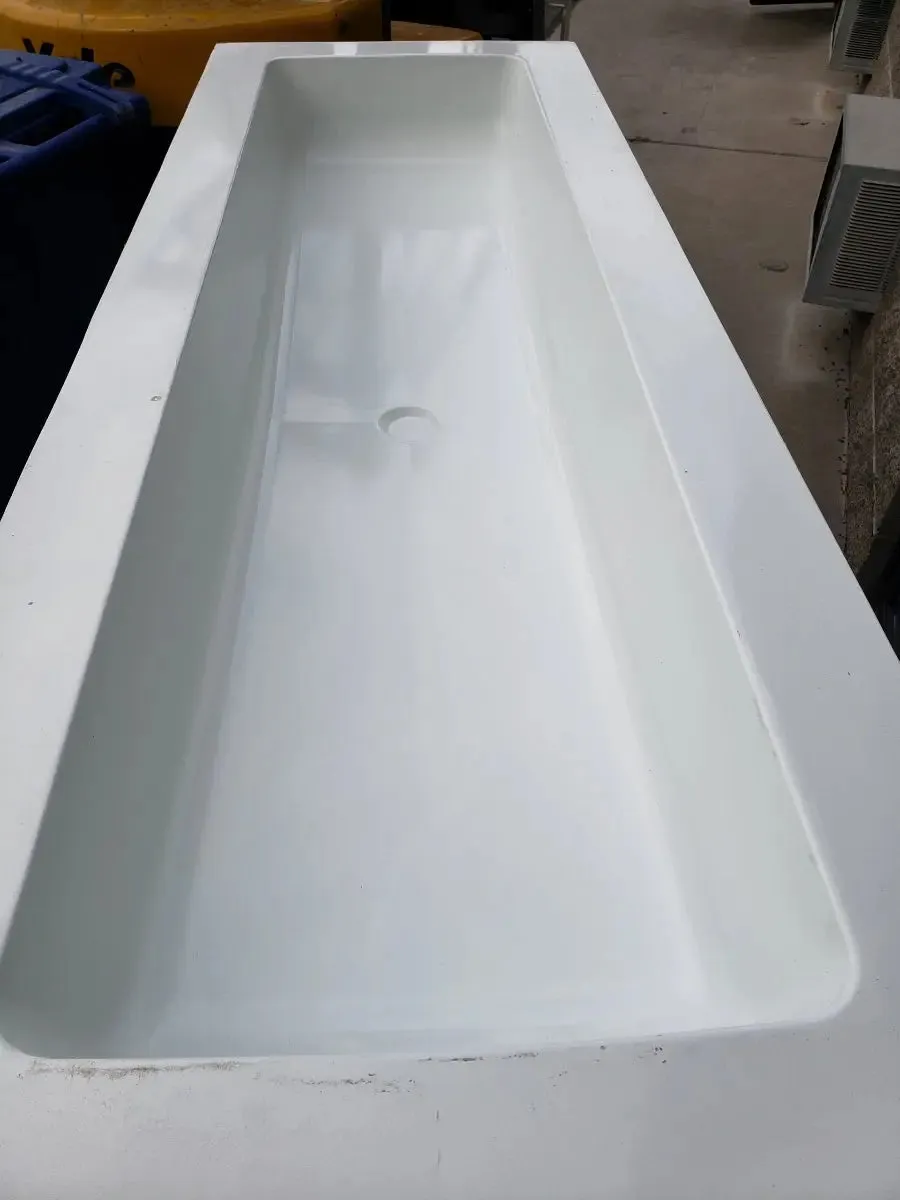 Concrete Sink Mold SDP-55 Trough Design (54", 53", or 52")