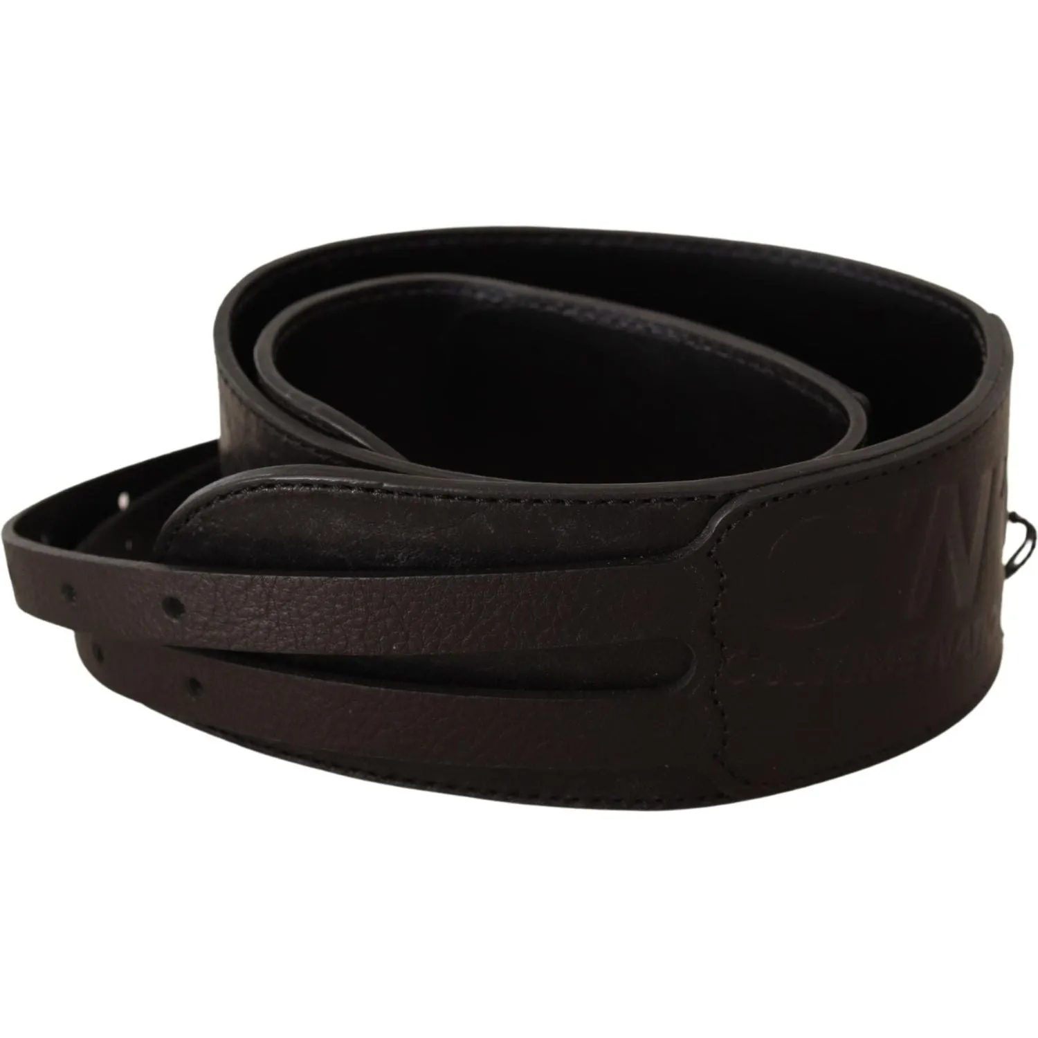 Costume National Elegant Double Buckle Leather Belt