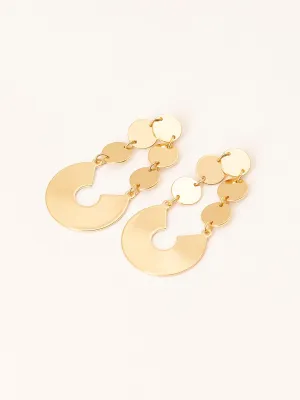 Dangling Coins Earrings