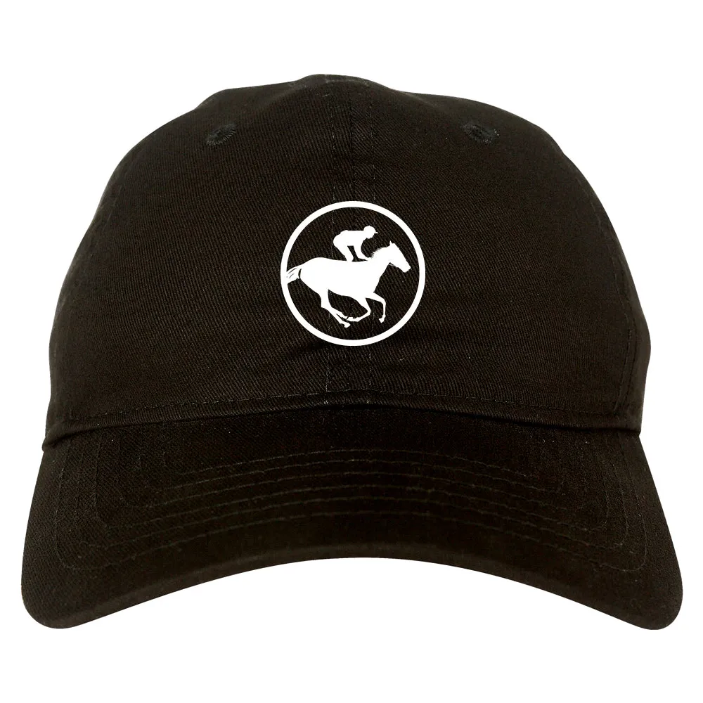 Derby Horse Racing Chest Mens Dad Hat Baseball Cap