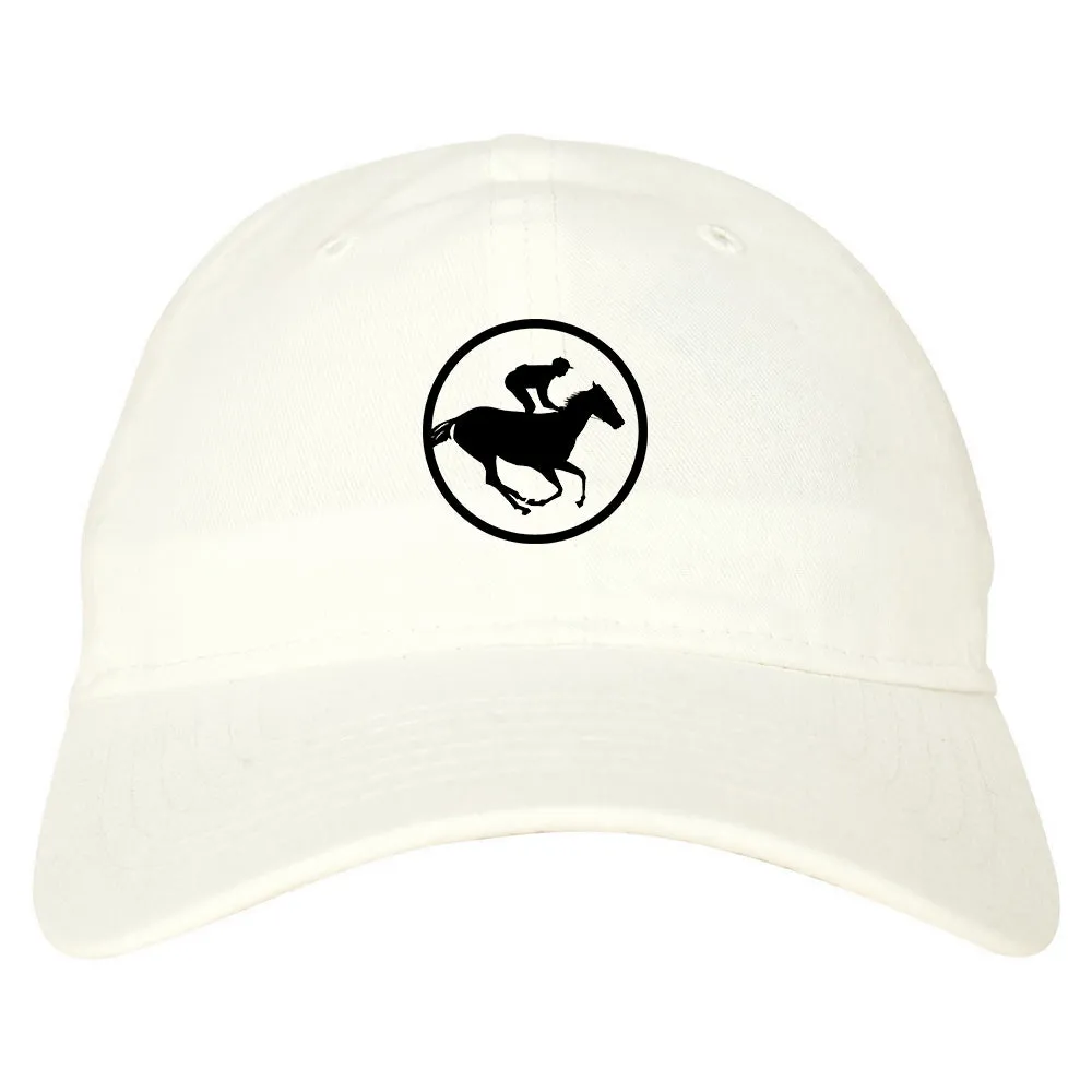 Derby Horse Racing Chest Mens Dad Hat Baseball Cap