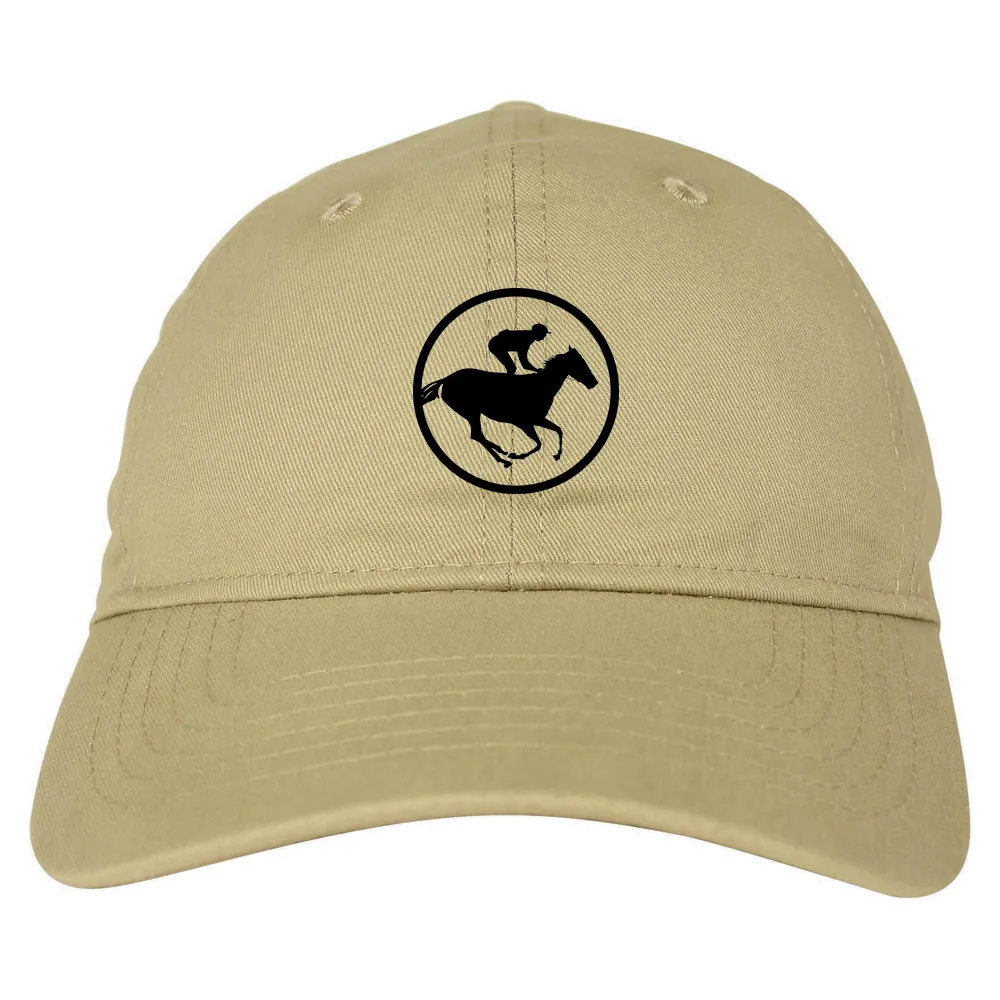 Derby Horse Racing Chest Mens Dad Hat Baseball Cap