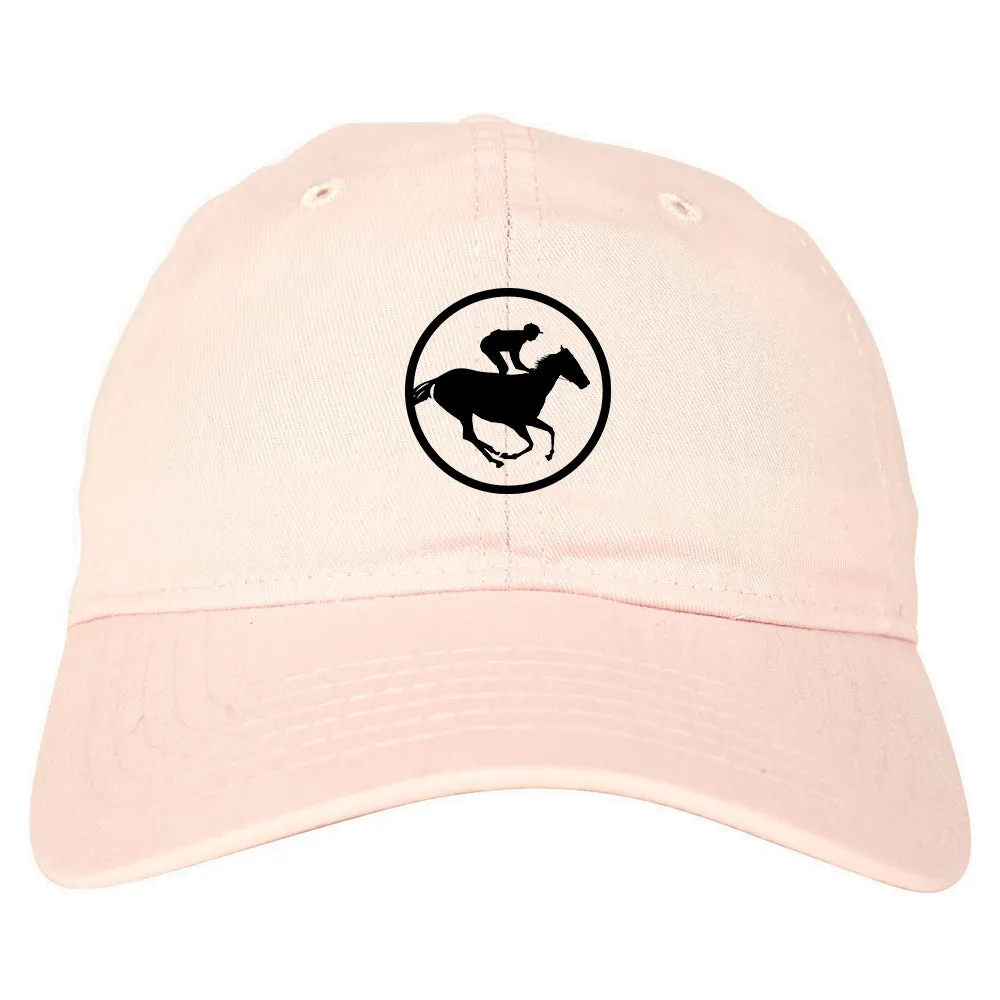 Derby Horse Racing Chest Mens Dad Hat Baseball Cap