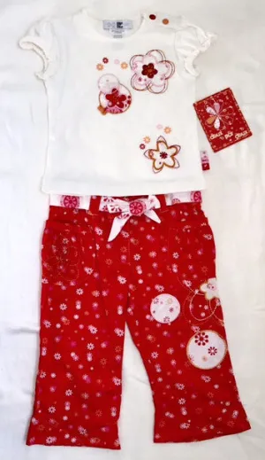 Deux Par Deux Infant/Toddler 2Pc Pant Set