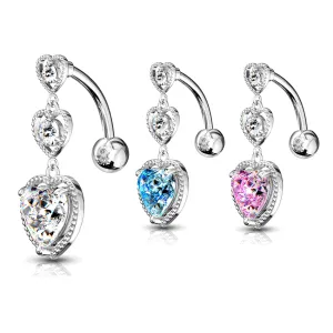 Diaphanous Love Reverse Belly Bar