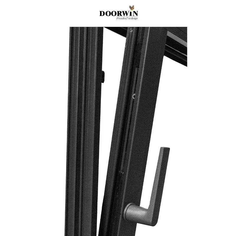 Doorwin 2021Slim Frame Thermal Break Aluminium Tilt And Turn Two Opening Ways Window Designs For Living Room