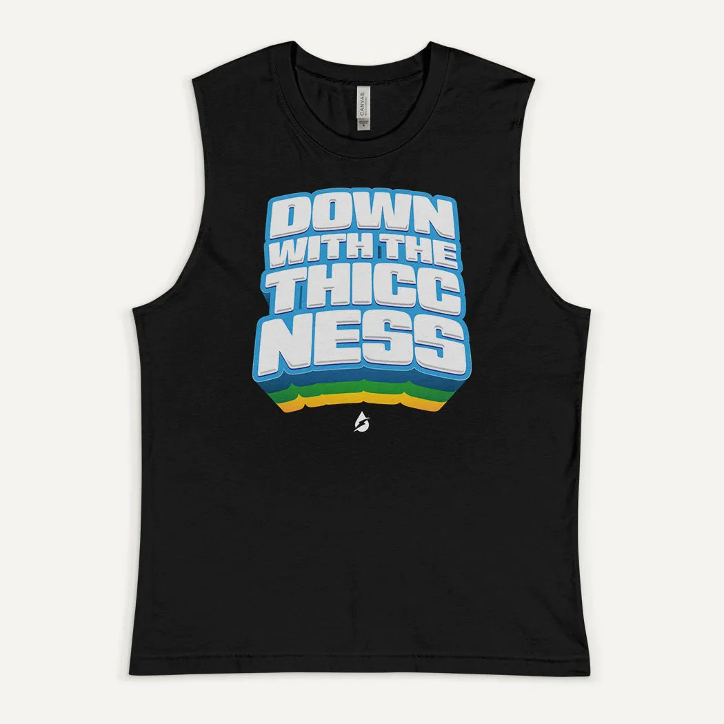 Down With The Thiccness Men's Muscle Tank