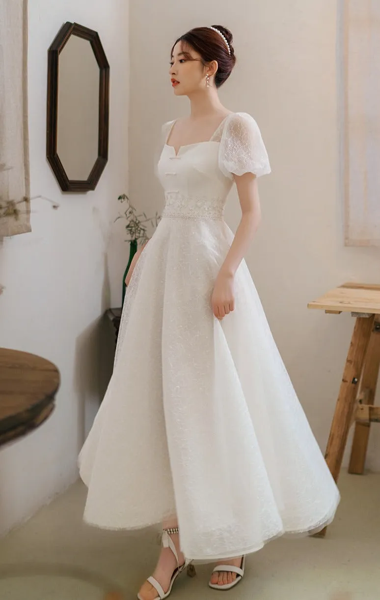 Early Spring bride new simple wedding dress- Primrose