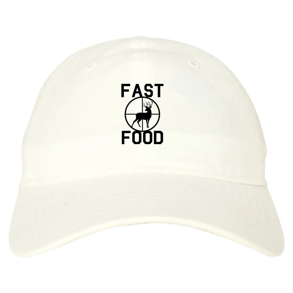 Fast Food Deer Hunting Mens Dad Hat Baseball Cap