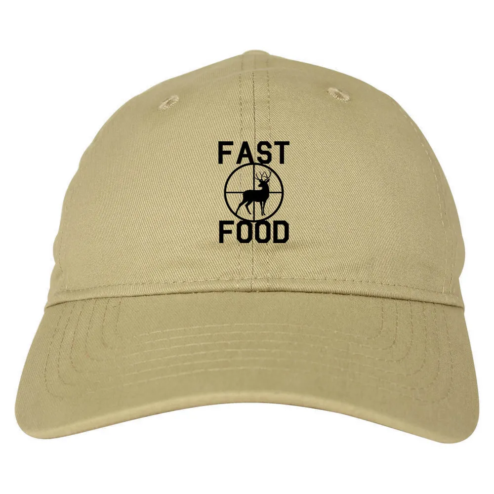 Fast Food Deer Hunting Mens Dad Hat Baseball Cap