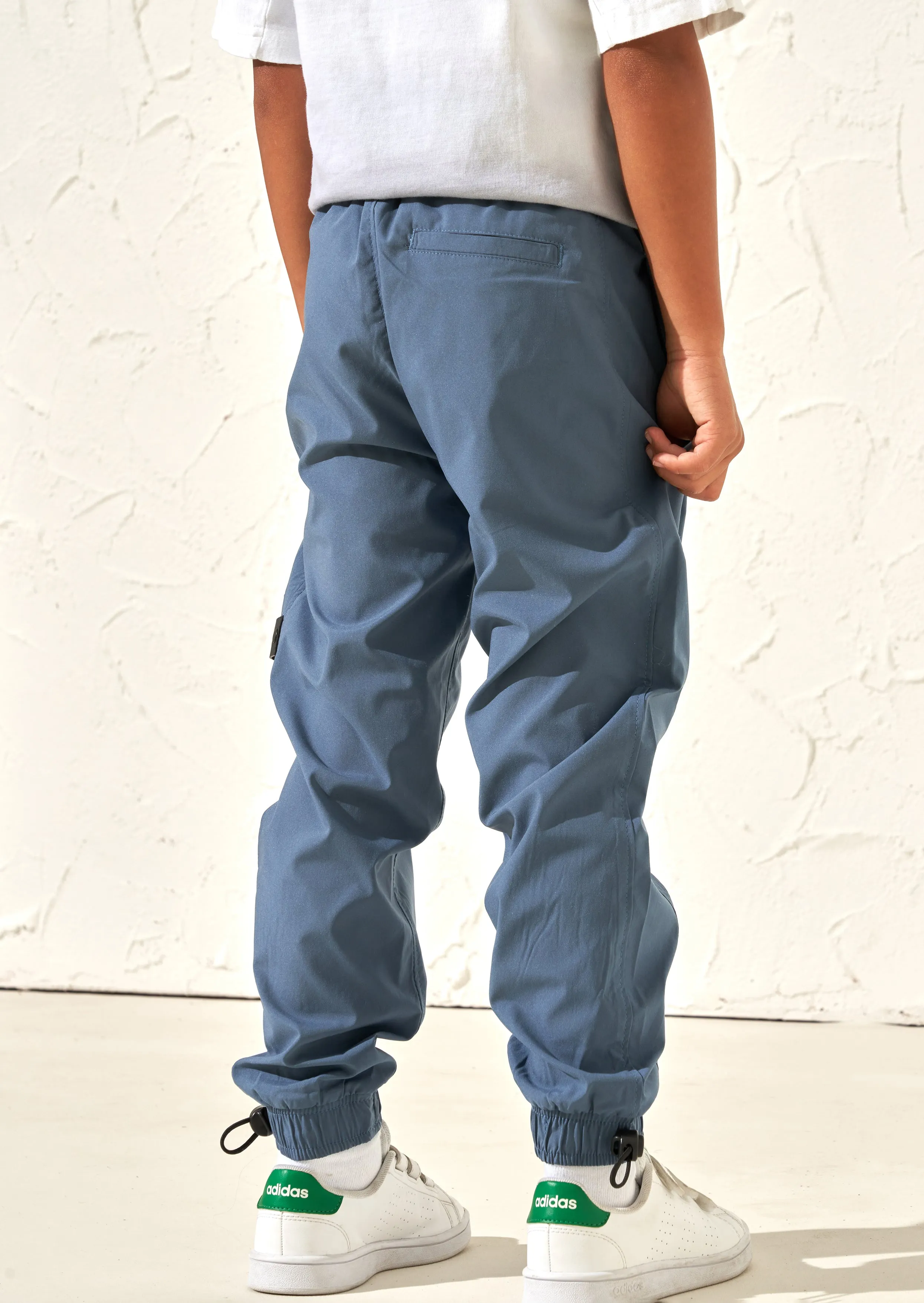 Finn Blue Stretch Poplin Trouser