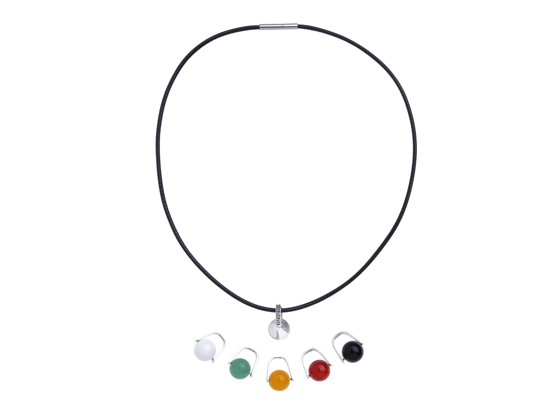 Five Elements Leather Necklace