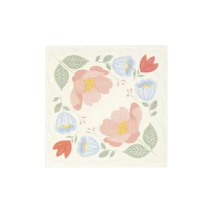 Floral Corner Napkins