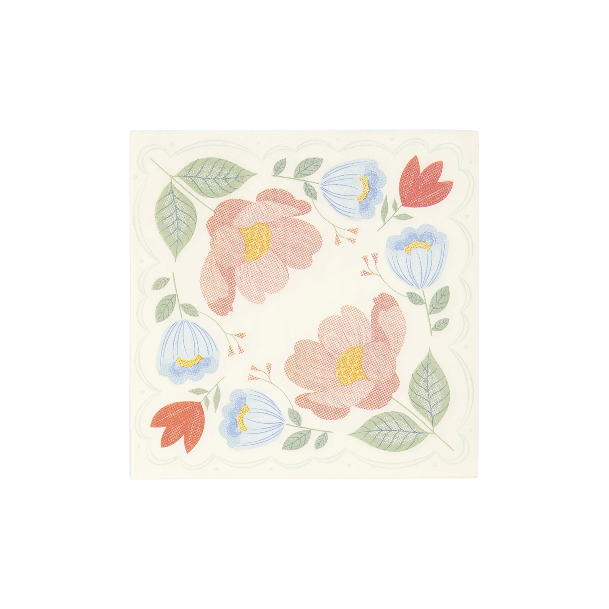 Floral Corner Napkins