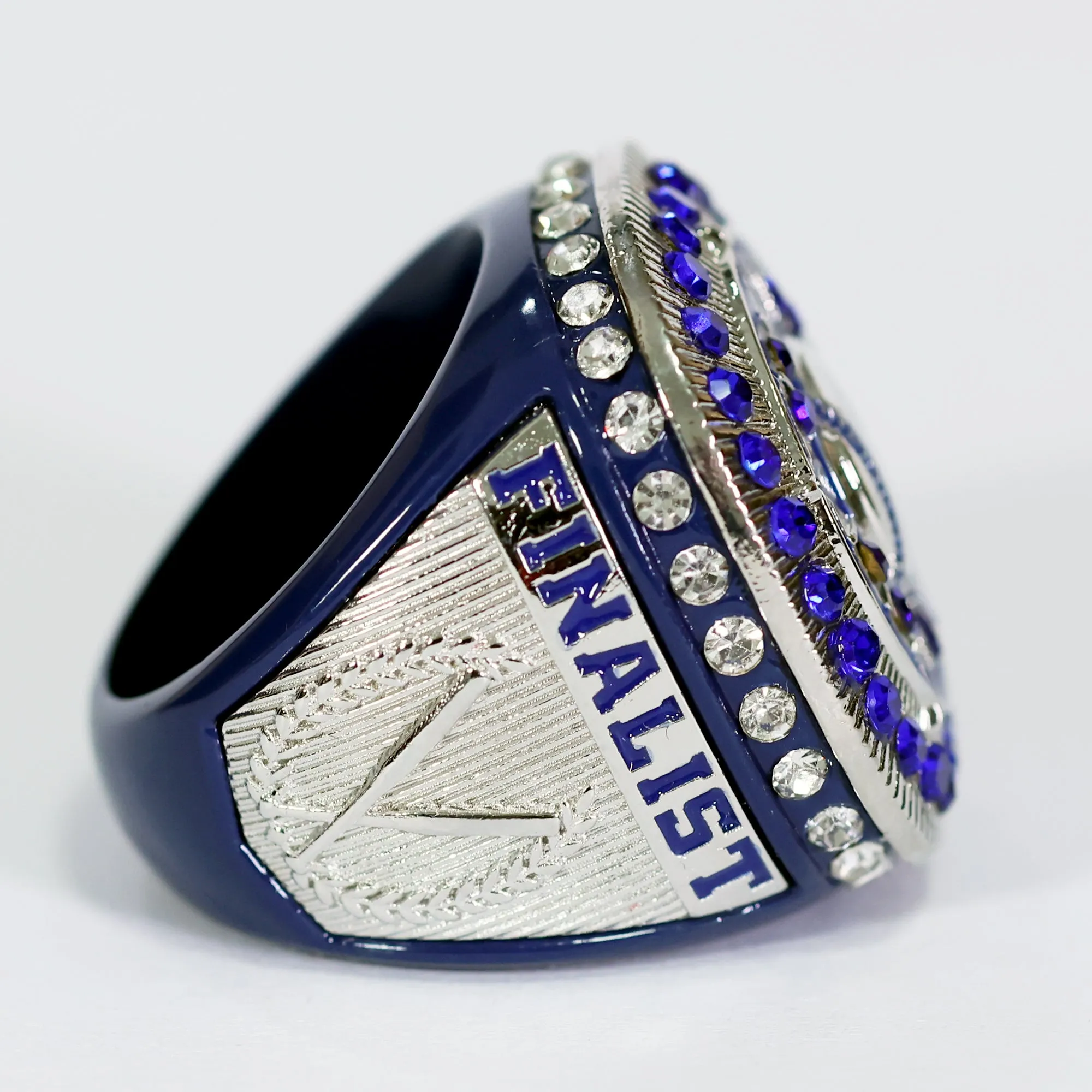 Generic Baseball/Softball Ring 10 Blue/Silver