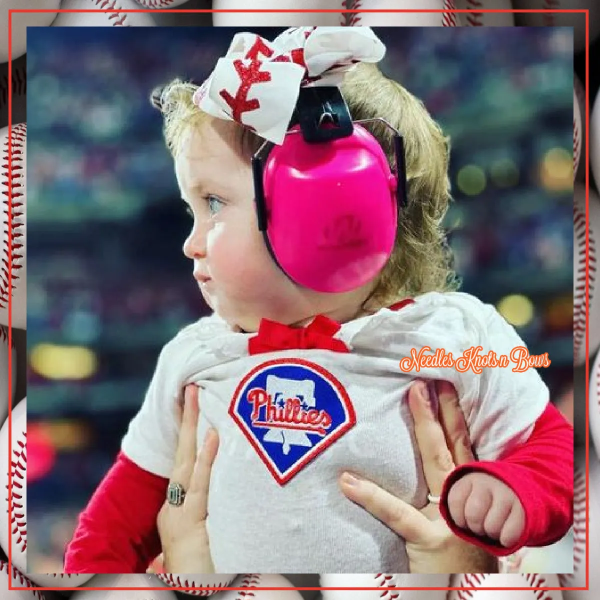 Girls Philadelphia Phillies Game Day Baseball Outfit