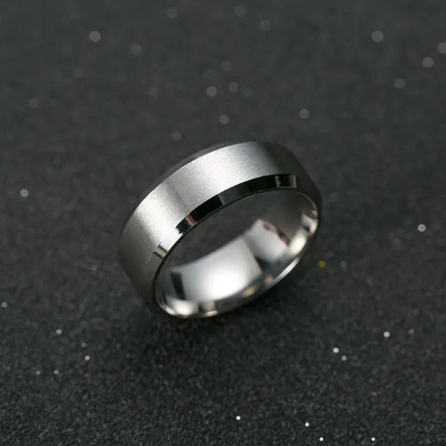 Gold rings for women Ring Men Titanium Black / Silver Ring /3 color