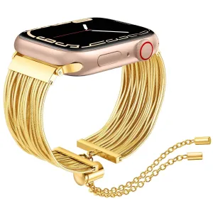 Golden Glamour Tassel Chain Band for Apple Watch