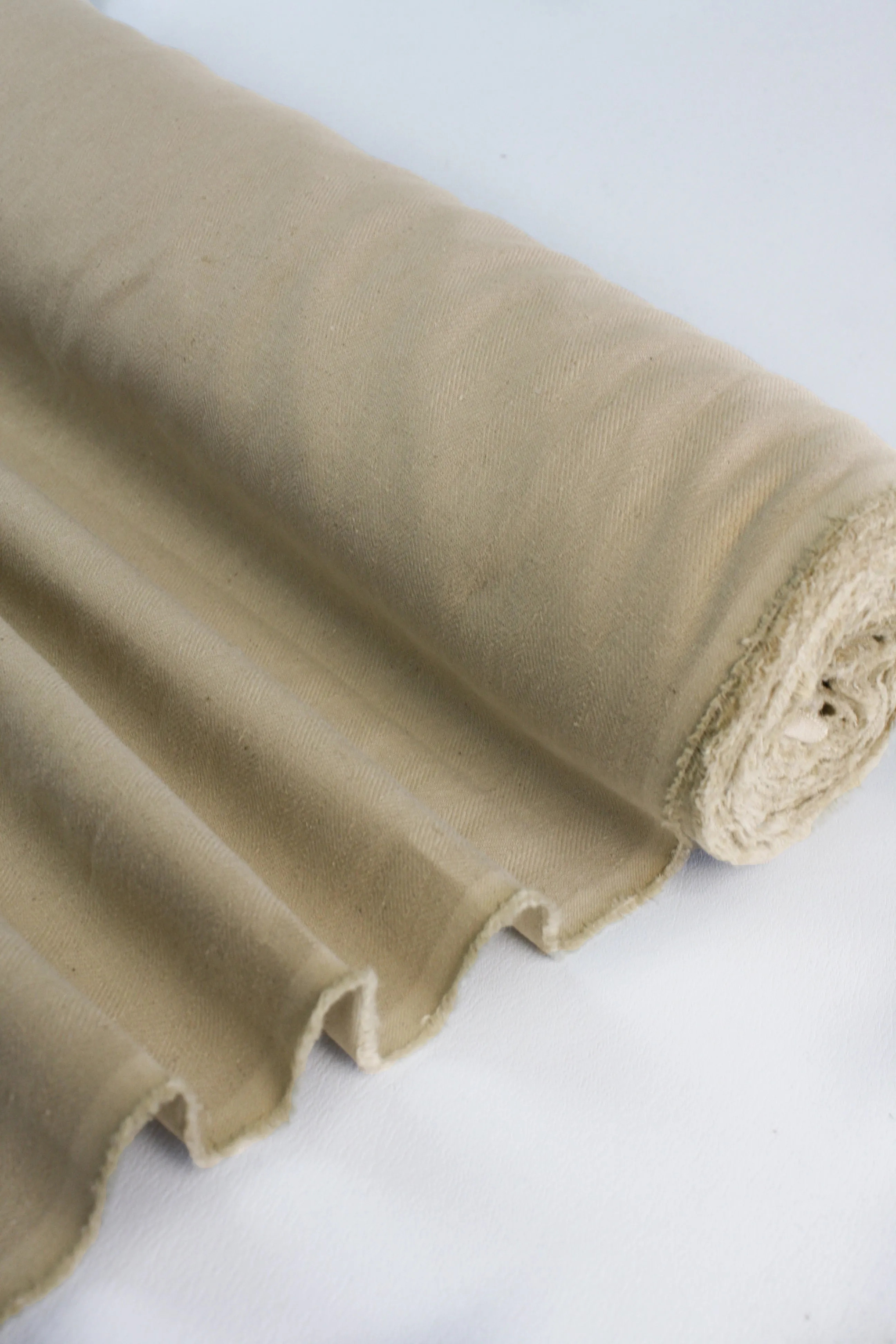 Hallie - Italian Herringbone Linen | Taupe