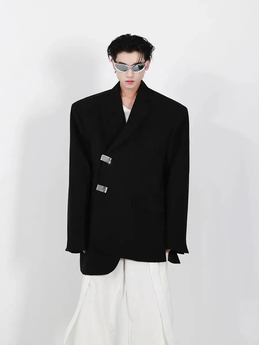 Irregular Slit Design Jacket