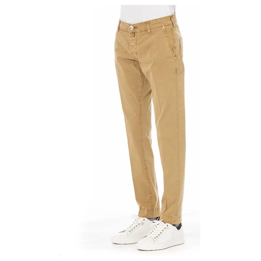 Jacob Cohen Beige Cotton Men Pants