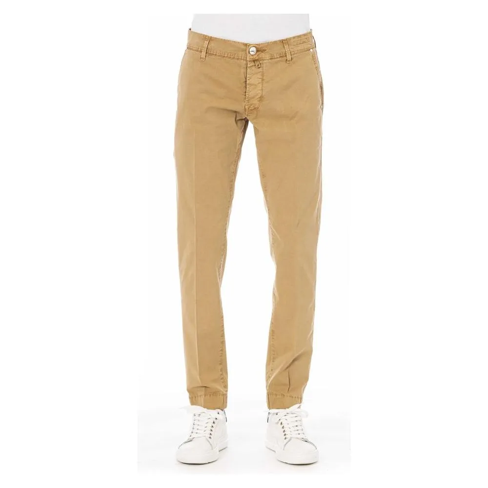 Jacob Cohen Beige Cotton Men Pants