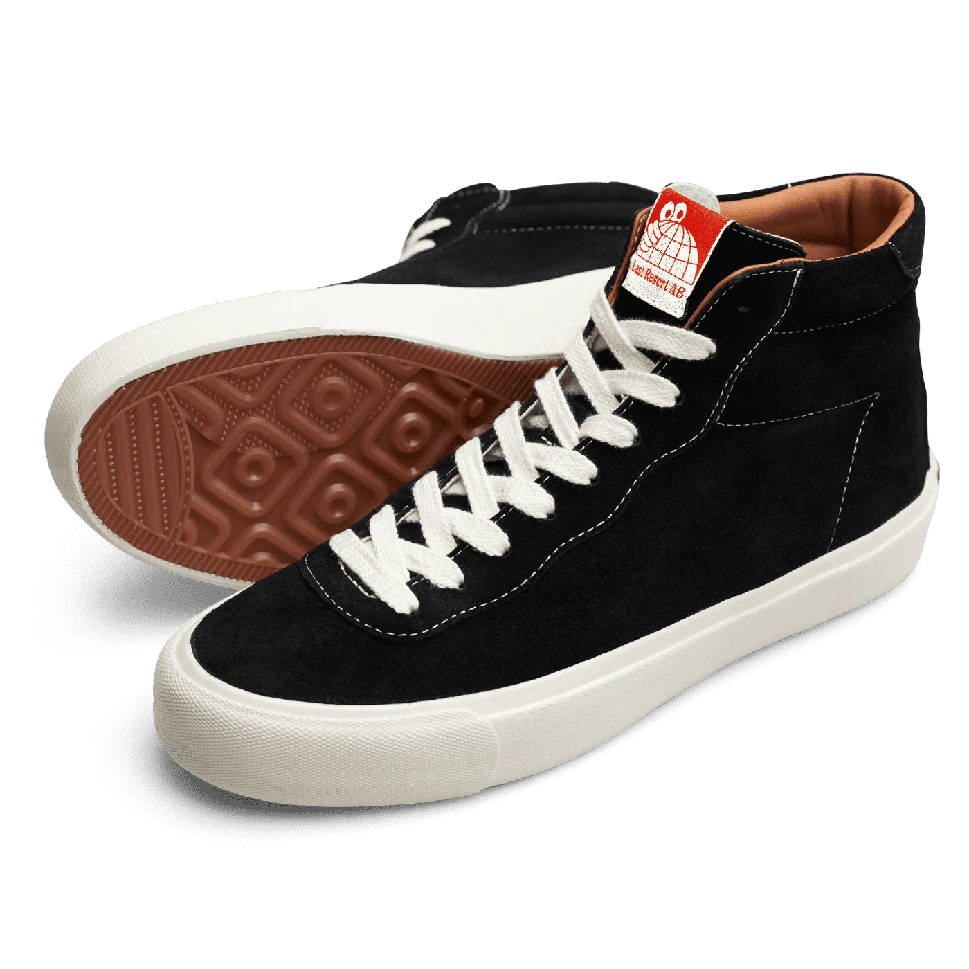 Last Resort VM001 Suede Hi: Black/White