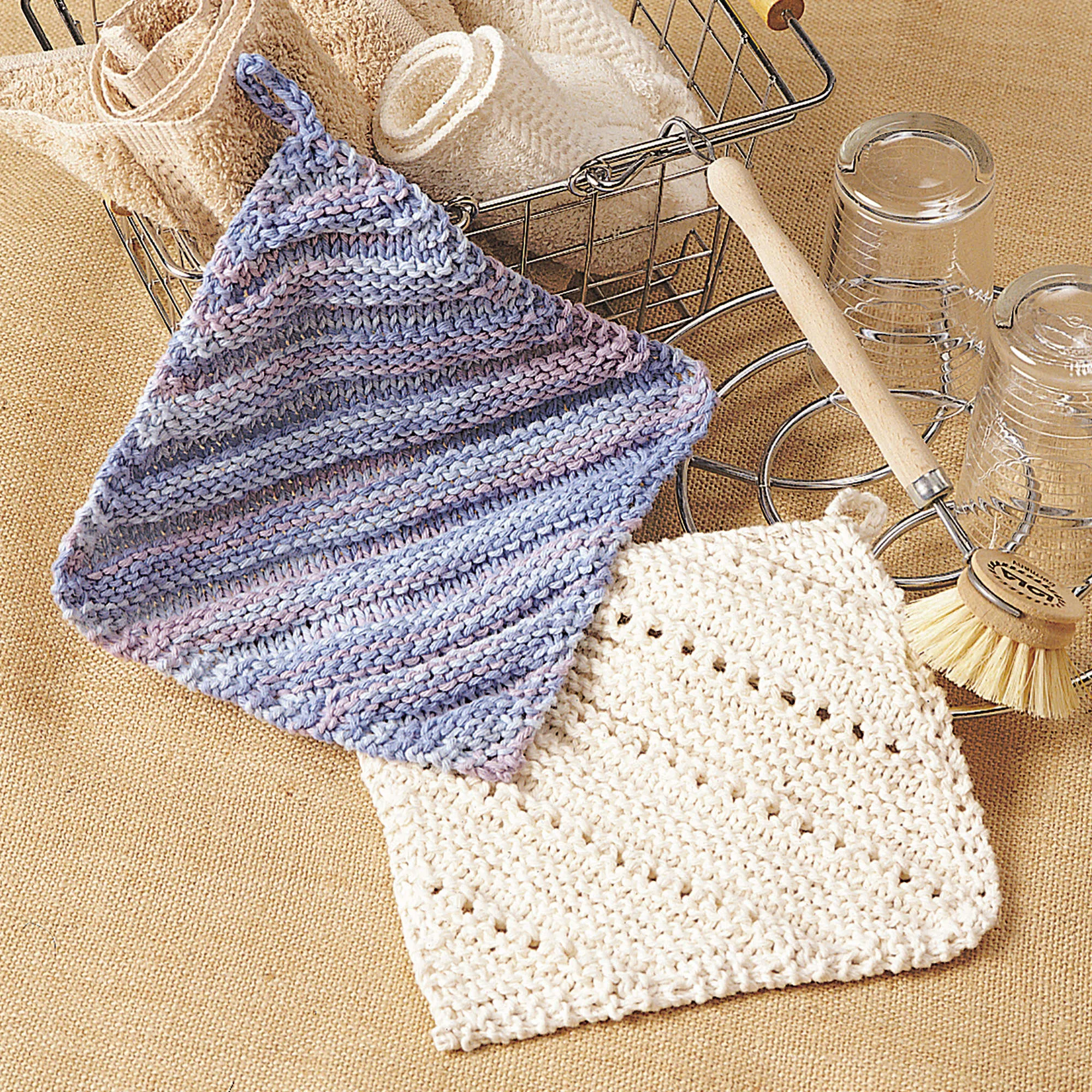 Lily Sugar'n Cream Simple Ridge & Eyelet Dishcloth