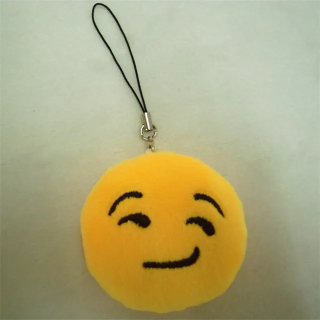 LNRRABC Fashion Cute Emoji Emoticon Smiley Face Keychain Pendant Key Chain Holder Keyring Gift for Women Men